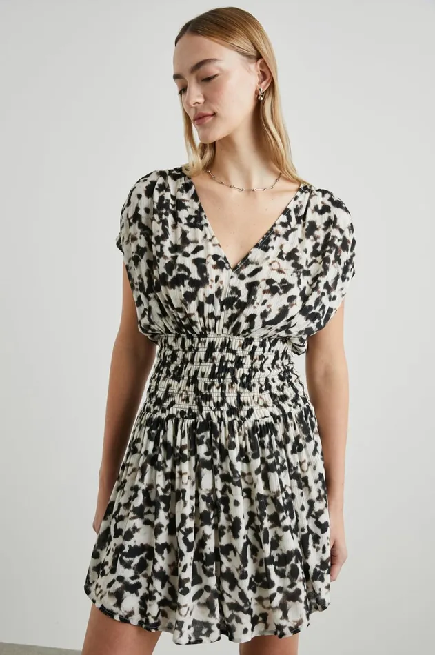 Dresses and Rompers Women Rails Siera Dress Blurred Cheetah