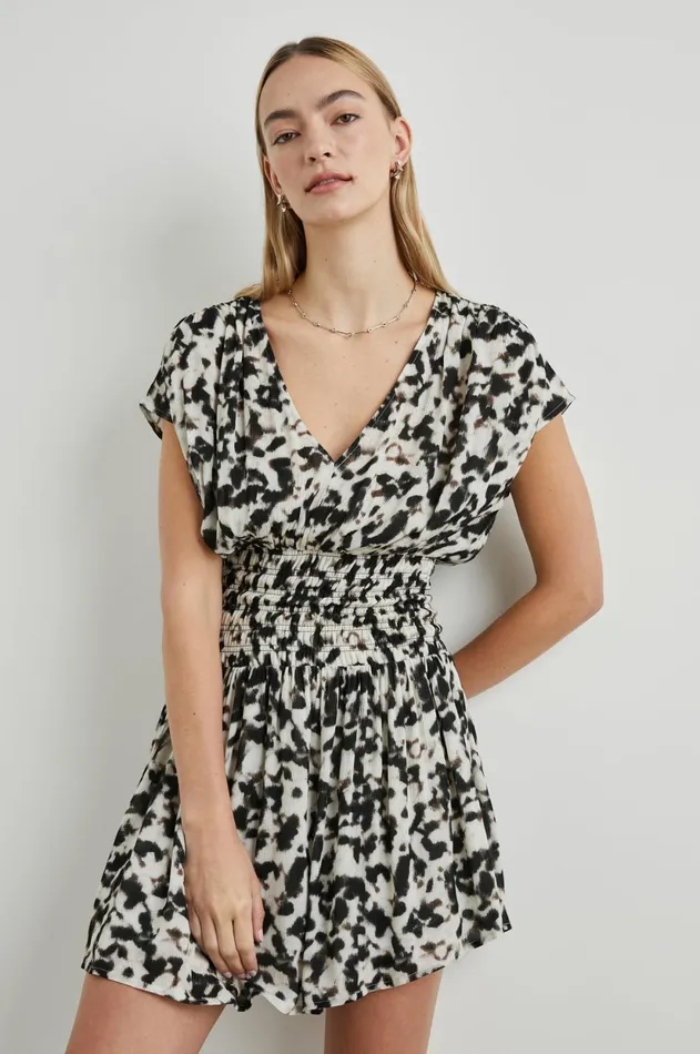 Dresses and Rompers Women Rails Siera Dress Blurred Cheetah