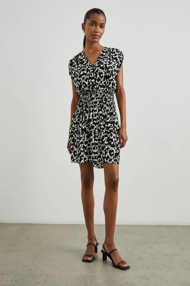 Dresses and Rompers Women Rails Siera Dress Ebony Texture