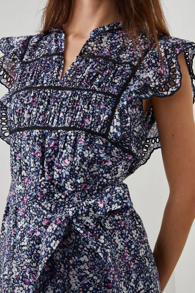 Dresses and Rompers Women Rails Sofie Dress Midnight Hyacinth
