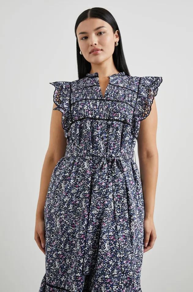 Dresses and Rompers Women Rails Sofie Dress Midnight Hyacinth