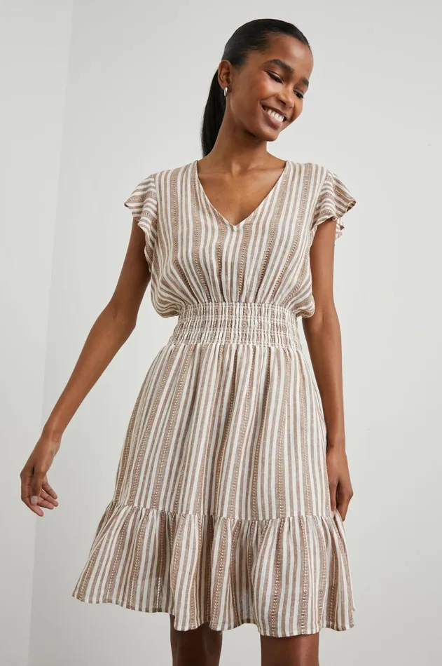 Dresses and Rompers Women Rails Tara Dress Palo Santo Stripe