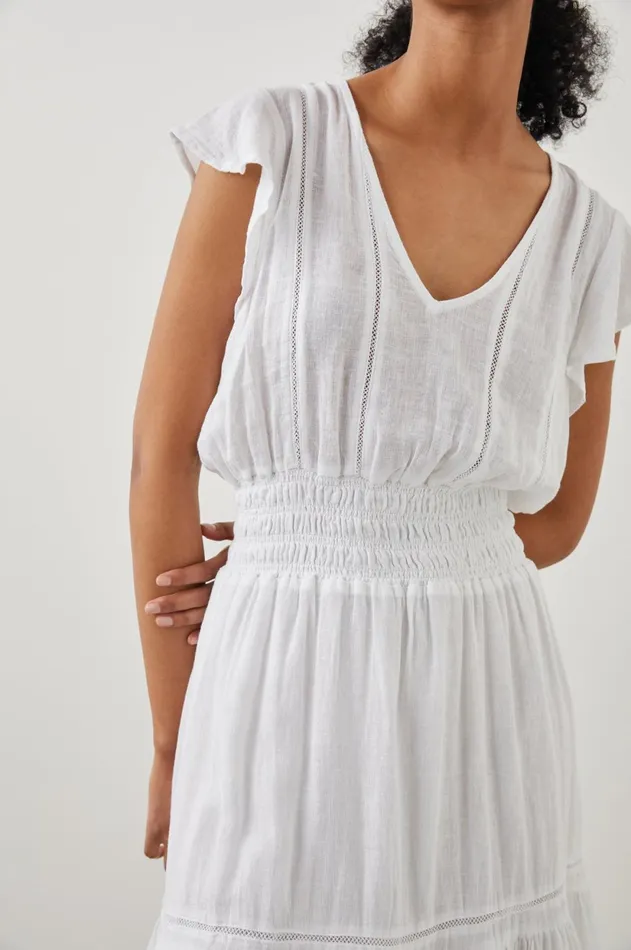 Dresses and Rompers Women Rails Tara Dress White Lace Detail