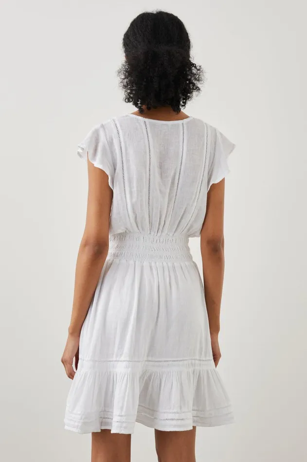 Dresses and Rompers Women Rails Tara Dress White Lace Detail