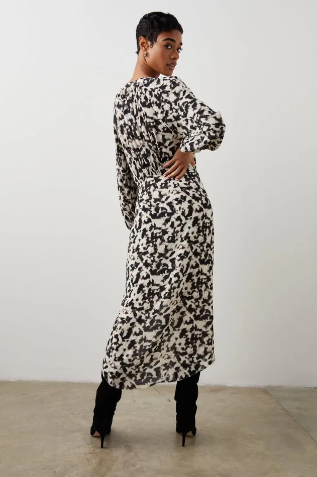 Dresses and Rompers Women Rails Tyra Dress Blurred Cheetah
