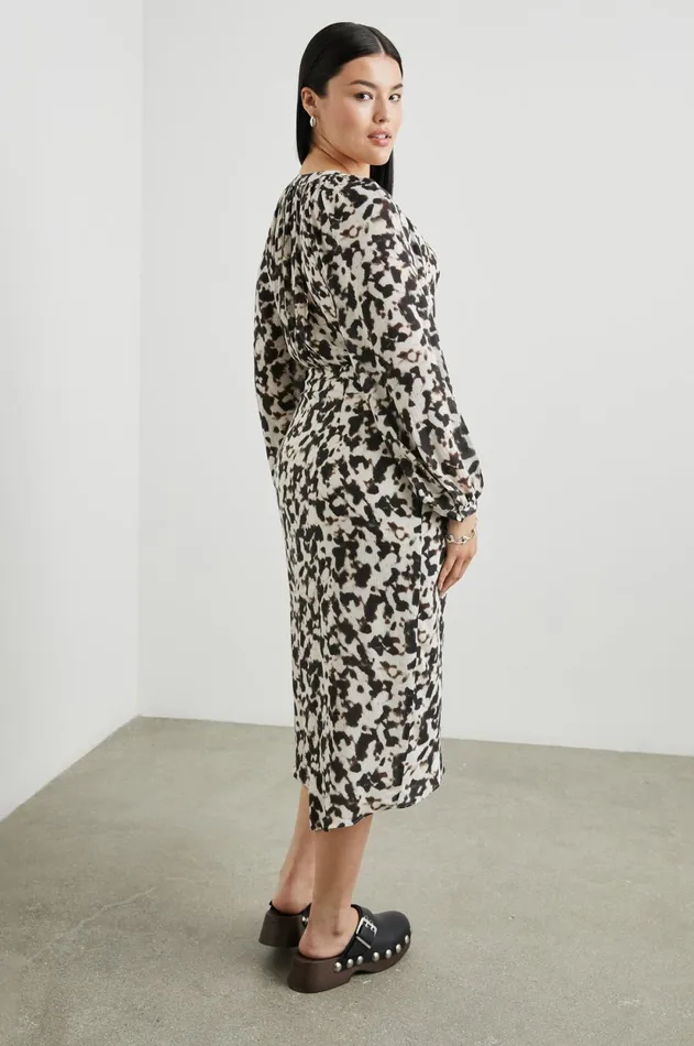 Dresses and Rompers Women Rails Tyra Dress Blurred Cheetah