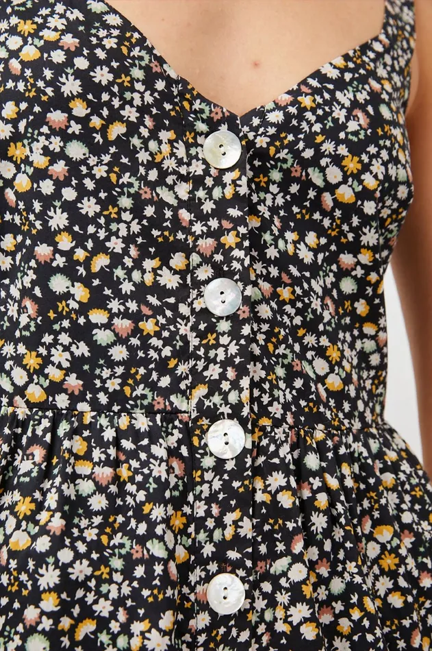 Dresses and Rompers Women Rails Violet Dress Black Mini Floral