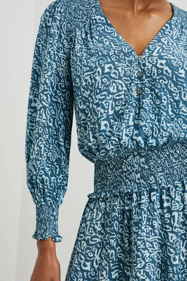 Dresses and Rompers Women Rails Zana Dress Blue Havana