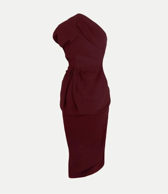 Dresses Women Vivienne Westwood Andalouse Dress In Burgundy