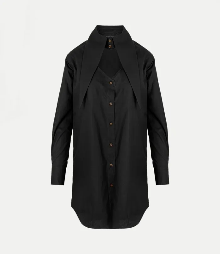 Dresses Women Vivienne Westwood Heart Shirt Dress In Black