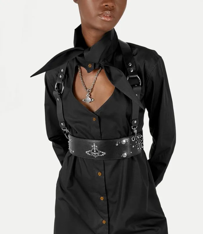 Dresses Women Vivienne Westwood Heart Shirt Dress In Black