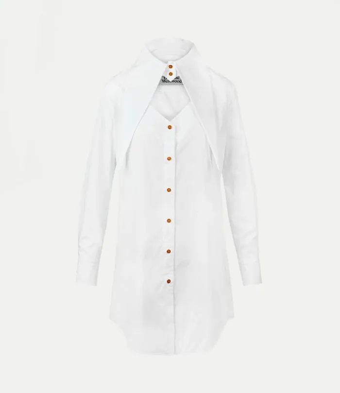 Dresses Women Vivienne Westwood Heart Shirt Dress In White