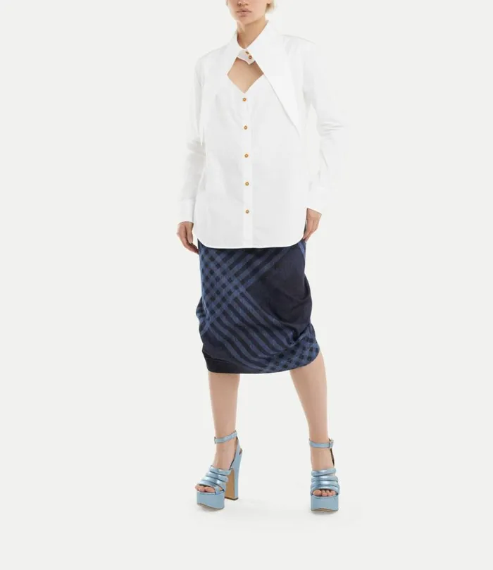 Dresses Women Vivienne Westwood Heart Shirt Dress In White