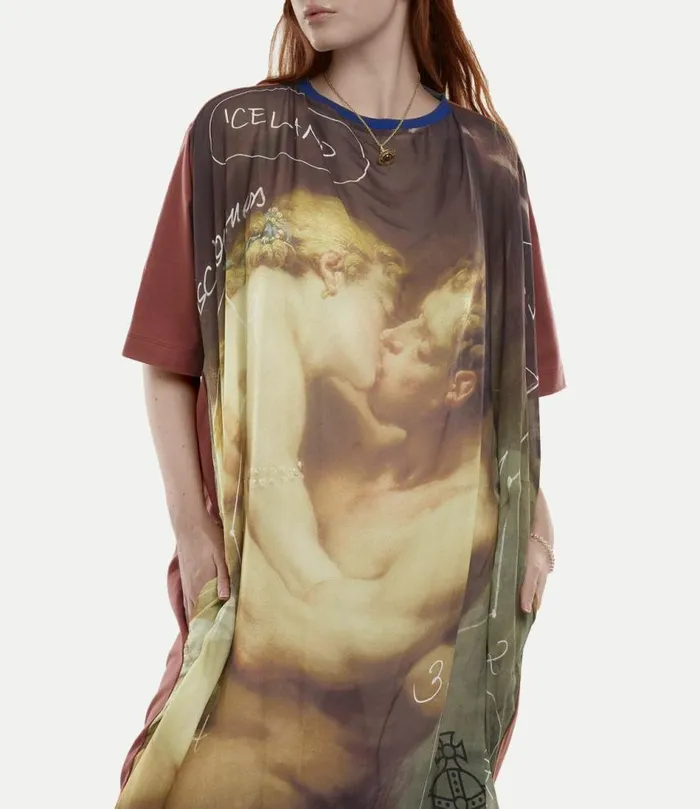 Dresses Women Vivienne Westwood Kiss Swing Dress In Brown