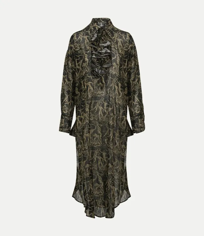 Dresses Women Vivienne Westwood Long Frill Dress In BattleOfMen