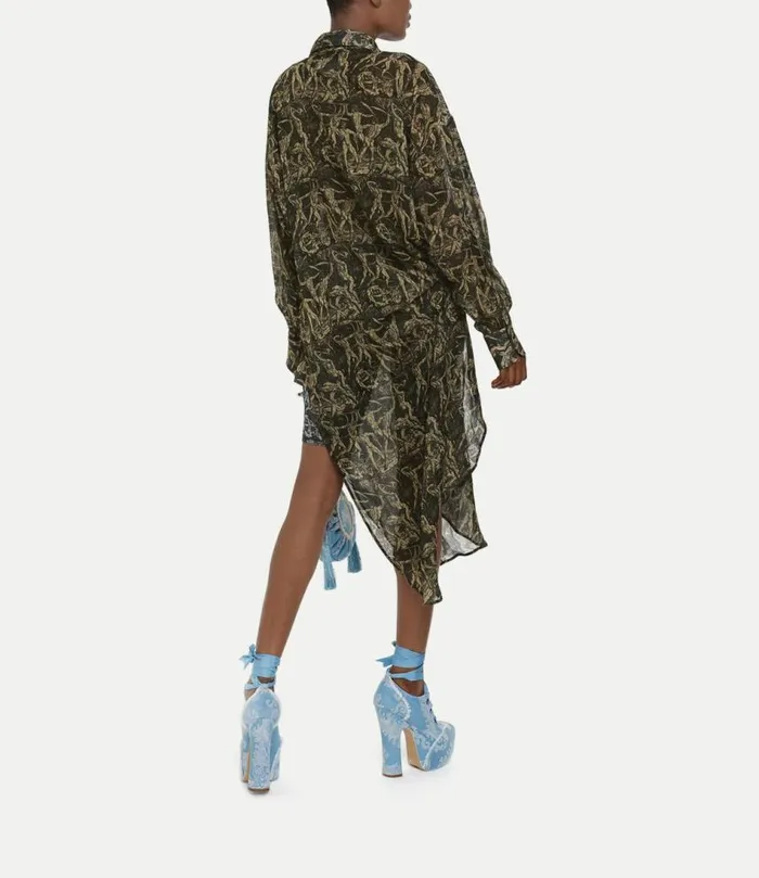 Dresses Women Vivienne Westwood Long Frill Dress In BattleOfMen
