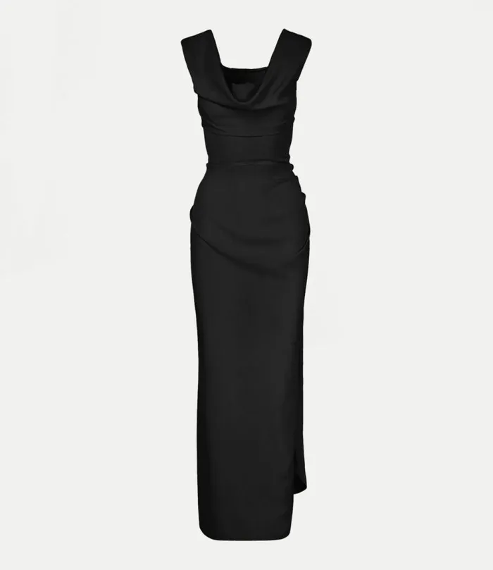 Dresses Women Vivienne Westwood Long Ginnie Pencil Dress In Black