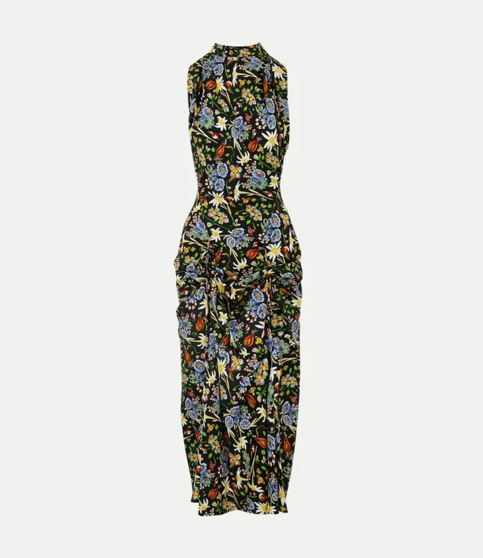 Dresses Women Vivienne Westwood Sleeveless Cj Midi Dress In FolkFlower