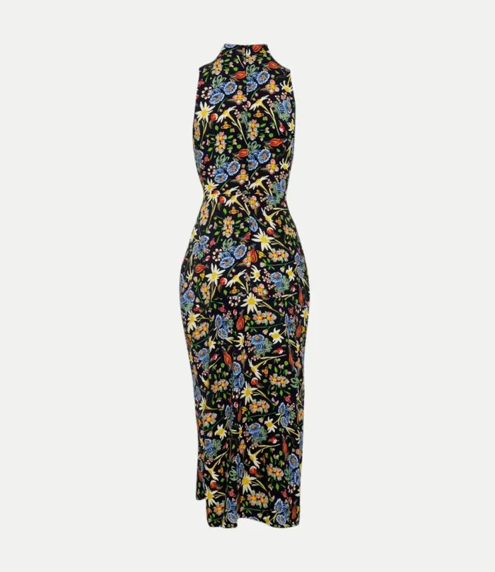 Dresses Women Vivienne Westwood Sleeveless Cj Midi Dress In FolkFlower