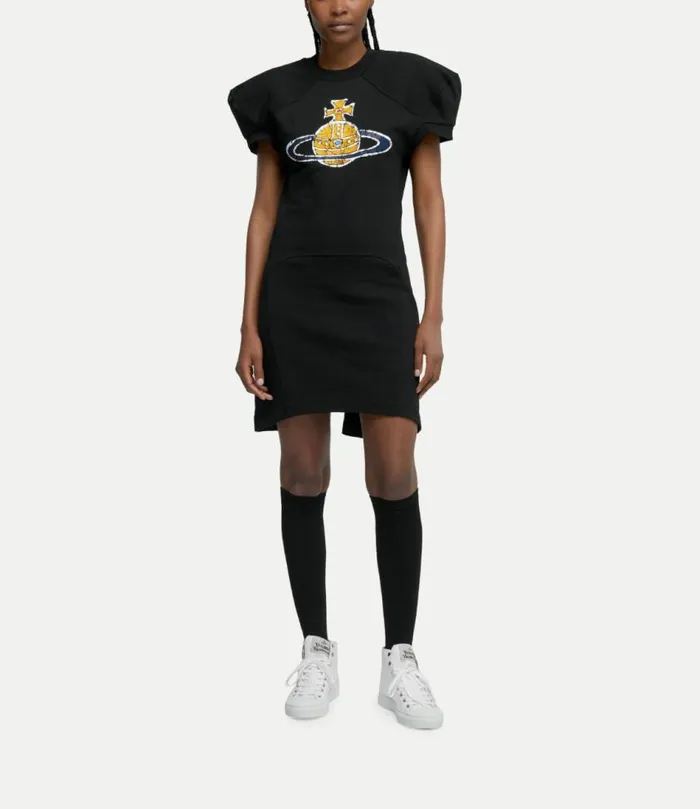 Dresses Women Vivienne Westwood Time Machine Football Dress In Black