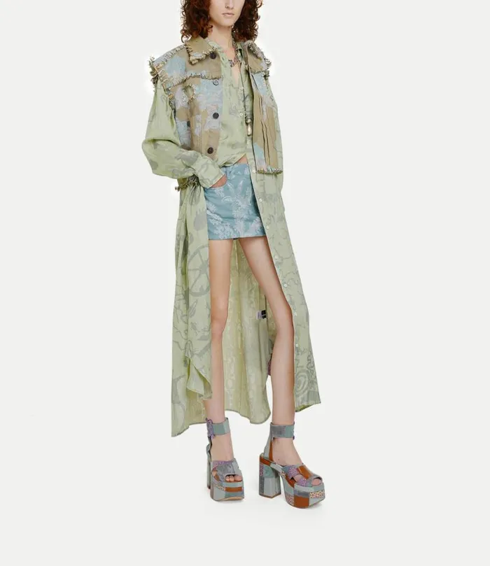 Dresses Women Vivienne Westwood Vw Shirt Dress In Cavemen