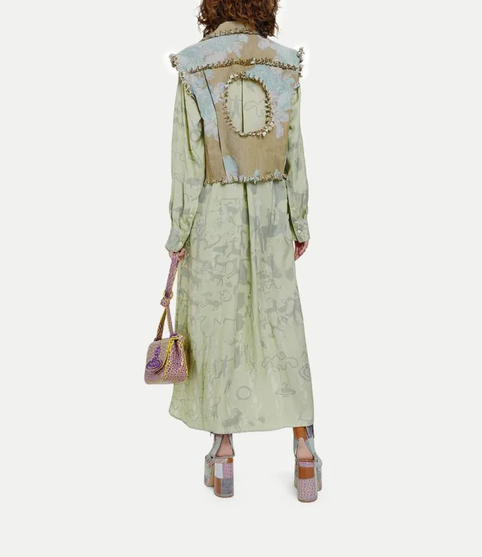 Dresses Women Vivienne Westwood Vw Shirt Dress In Cavemen