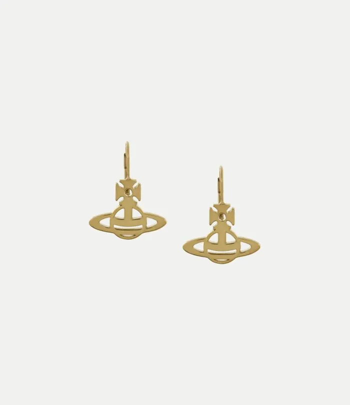 Earrings Women Vivienne Westwood Lucy Drop Earrings In Gold