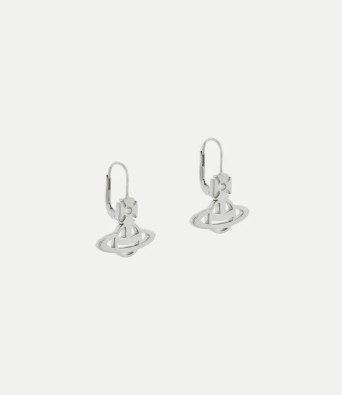 Earrings Women Vivienne Westwood Lucy Drop Earrings In Platinum