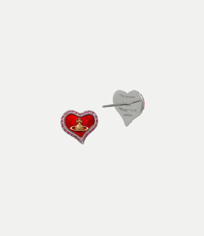 Earrings Women Vivienne Westwood Petra Earrings In PlatinumGoldFlamePearlMopRoseCrystal