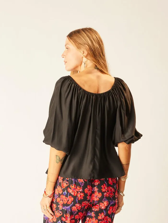 Ella Top Block Zigzag Lime Women Natalie Martin Tops