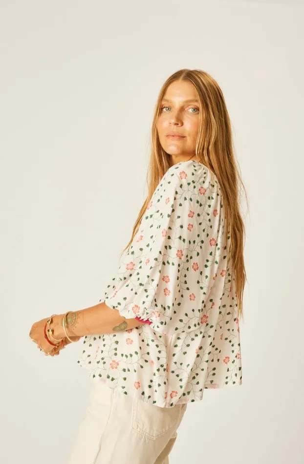 Ella Top Pinwheel Cotton Women Natalie Martin Tops Ella Top Pinwheel Cotton Women Natalie Martin Tops