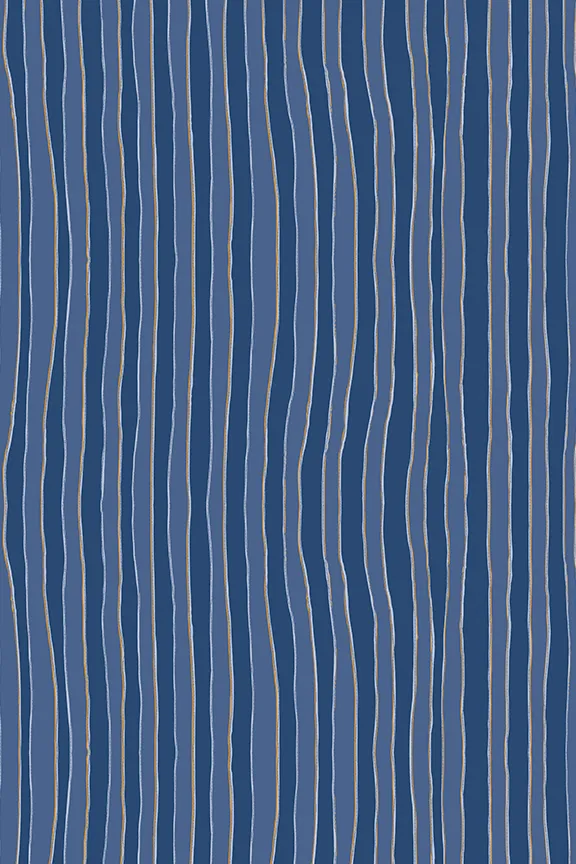 Fiore Kids Batik Stripe Navy Kids Natalie Martin