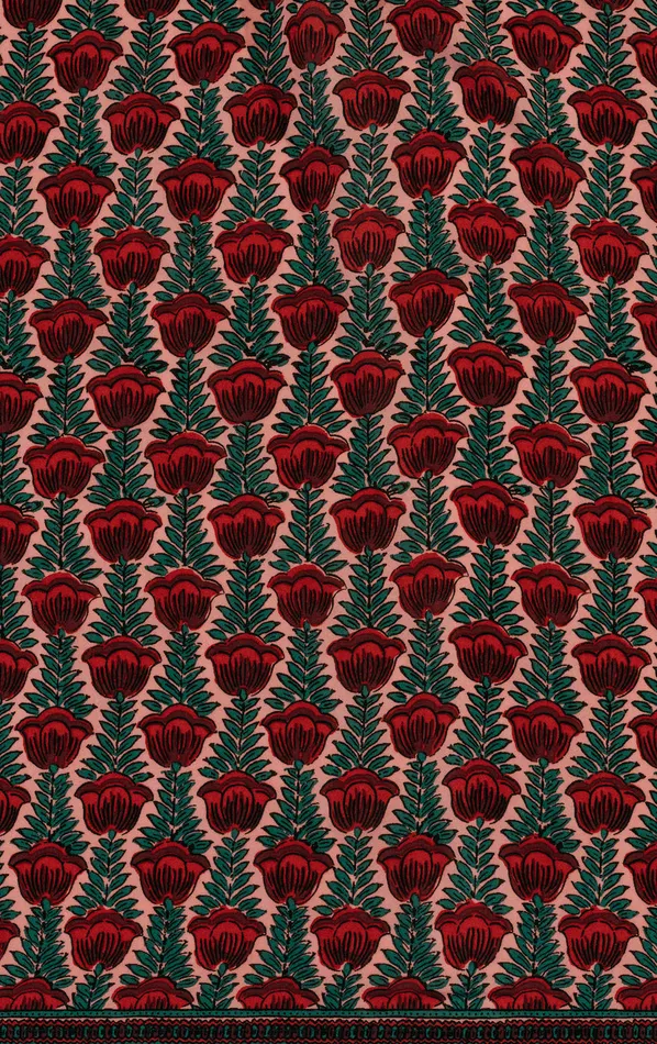 Fiore Kids Tulip Print Venetian Red Kids Natalie Martin