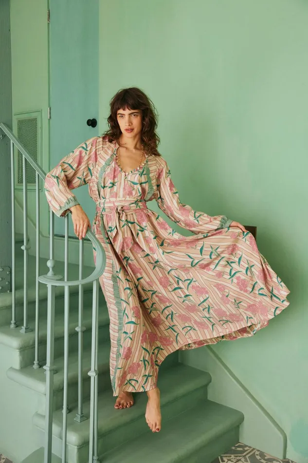 Fiore Maxi Chamomile Rose Women Natalie Martin Dresses