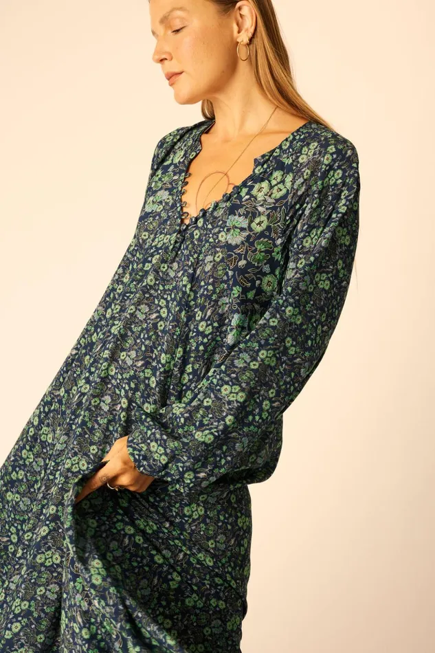 Fiore Maxi Petite Fleur Marine Women Natalie Martin Dresses