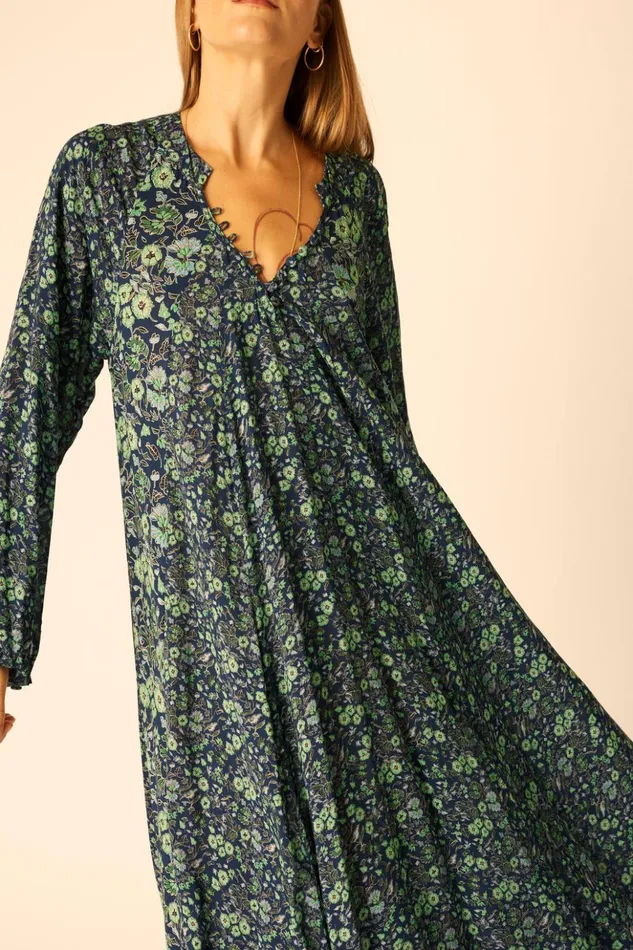 Fiore Maxi Petite Fleur Marine Women Natalie Martin Dresses
