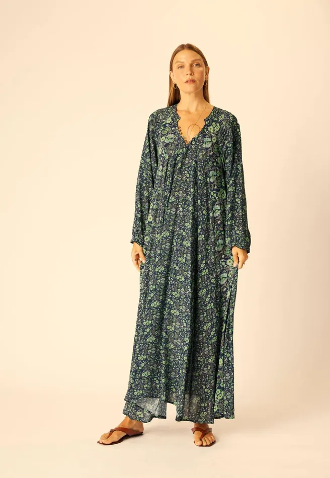 Fiore Maxi Petite Fleur Marine Women Natalie Martin Dresses