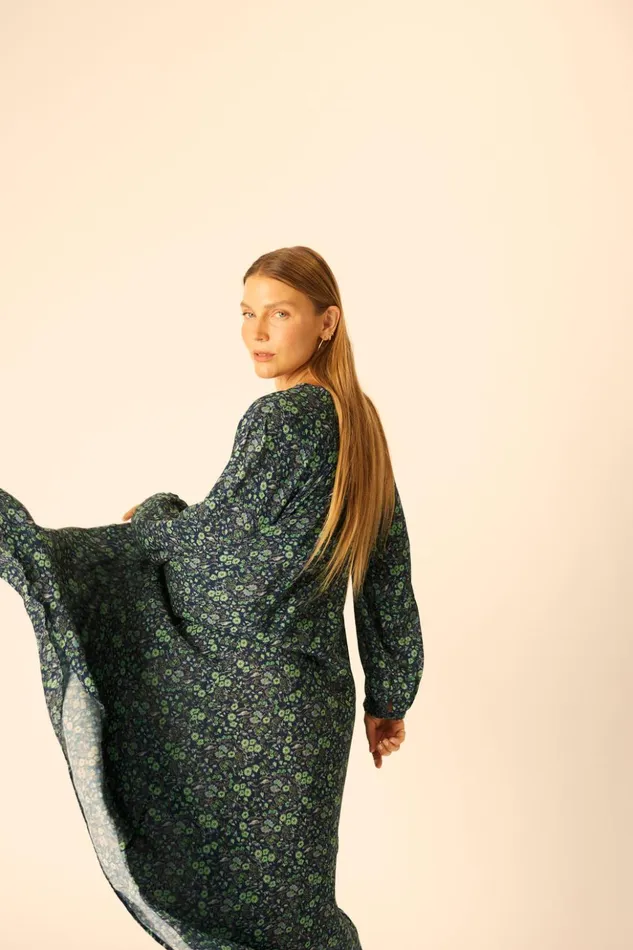 Fiore Maxi Petite Fleur Marine Women Natalie Martin Dresses