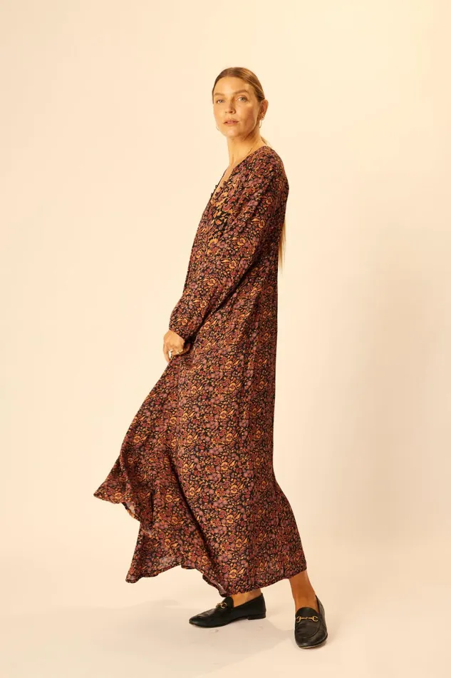 Fiore Maxi Petite Fleur Noire Women Natalie Martin Dresses