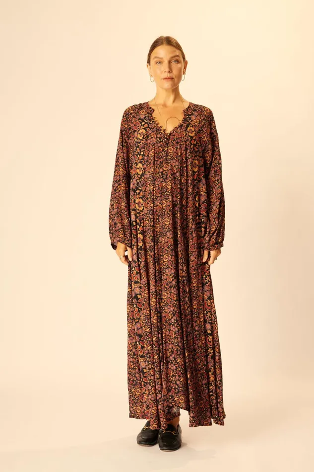 Fiore Maxi Petite Fleur Noire Women Natalie Martin Dresses