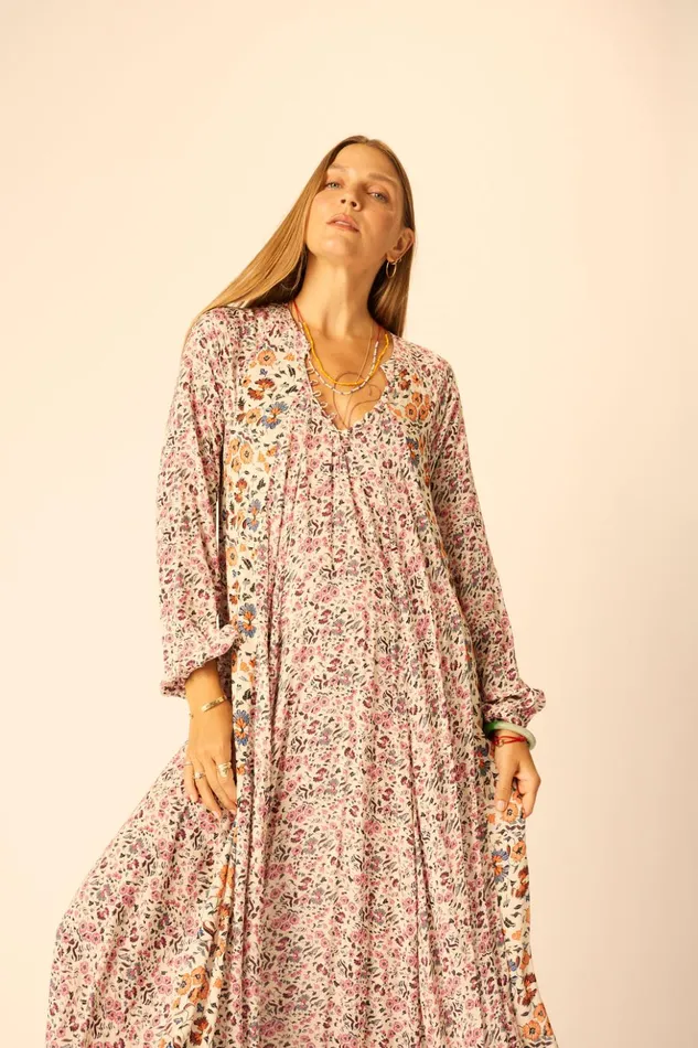 Fiore Maxi Petite Fleur Rose Women Natalie Martin Dresses