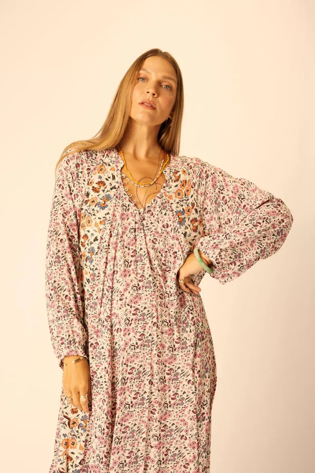 Fiore Maxi Petite Fleur Rose Women Natalie Martin Dresses