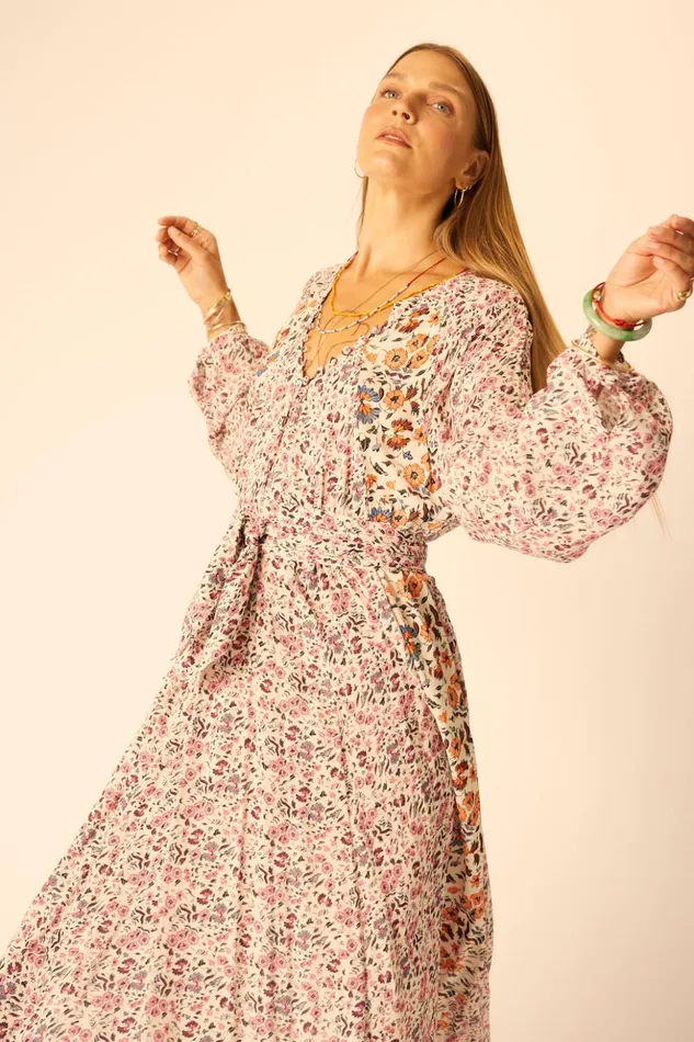 Fiore Maxi Petite Fleur Rose Women Natalie Martin Dresses