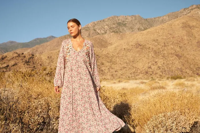 Fiore Maxi Petite Fleur Rose Women Natalie Martin Dresses