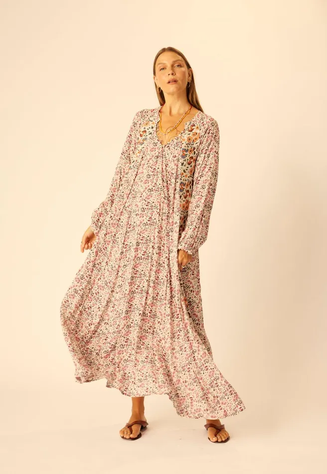 Fiore Maxi Petite Fleur Rose Women Natalie Martin Dresses