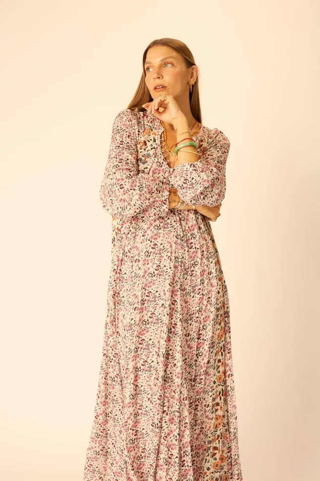 Fiore Maxi Petite Fleur Rose Women Natalie Martin Dresses