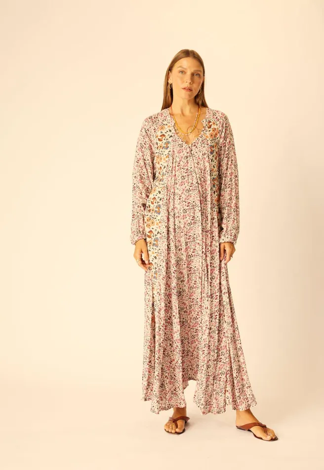 Fiore Maxi Petite Fleur Rose Women Natalie Martin Dresses