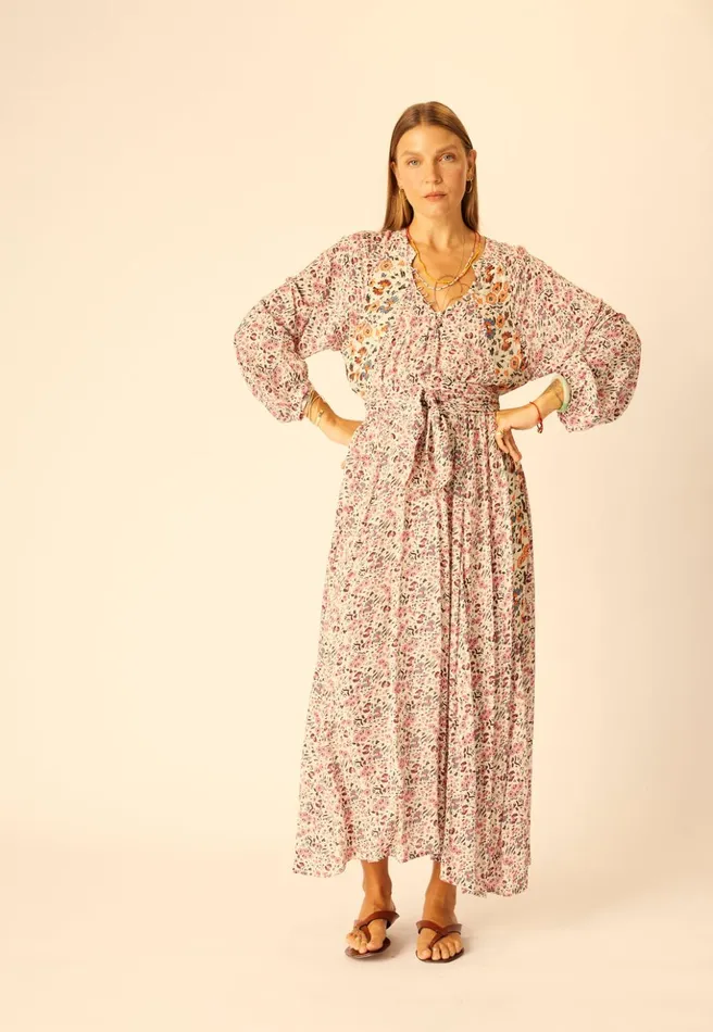 Fiore Maxi Petite Fleur Rose Women Natalie Martin Dresses