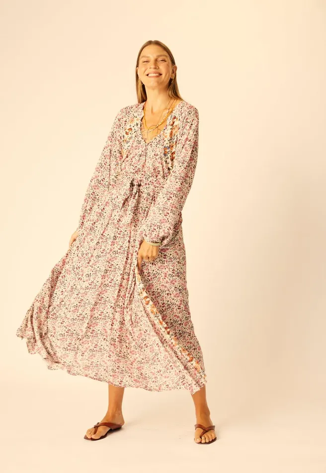 Fiore Maxi Petite Fleur Rose Women Natalie Martin Dresses