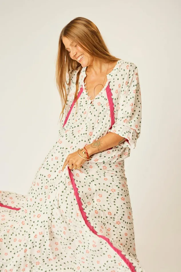 Fiore Maxi Pinwheel Cotton Women Natalie Martin Dresses